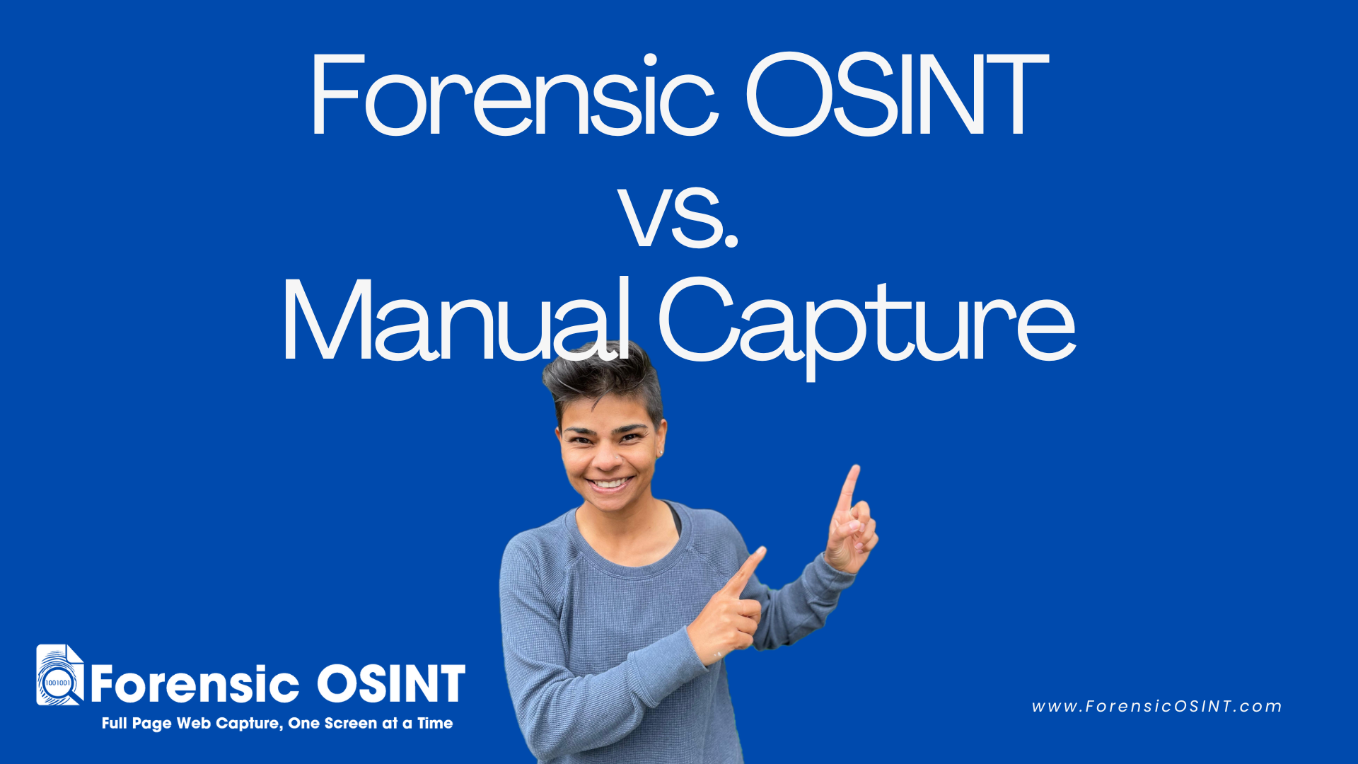 Forensic OSINT vs. Manual Capture