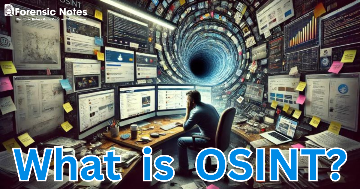 What is OSINT?