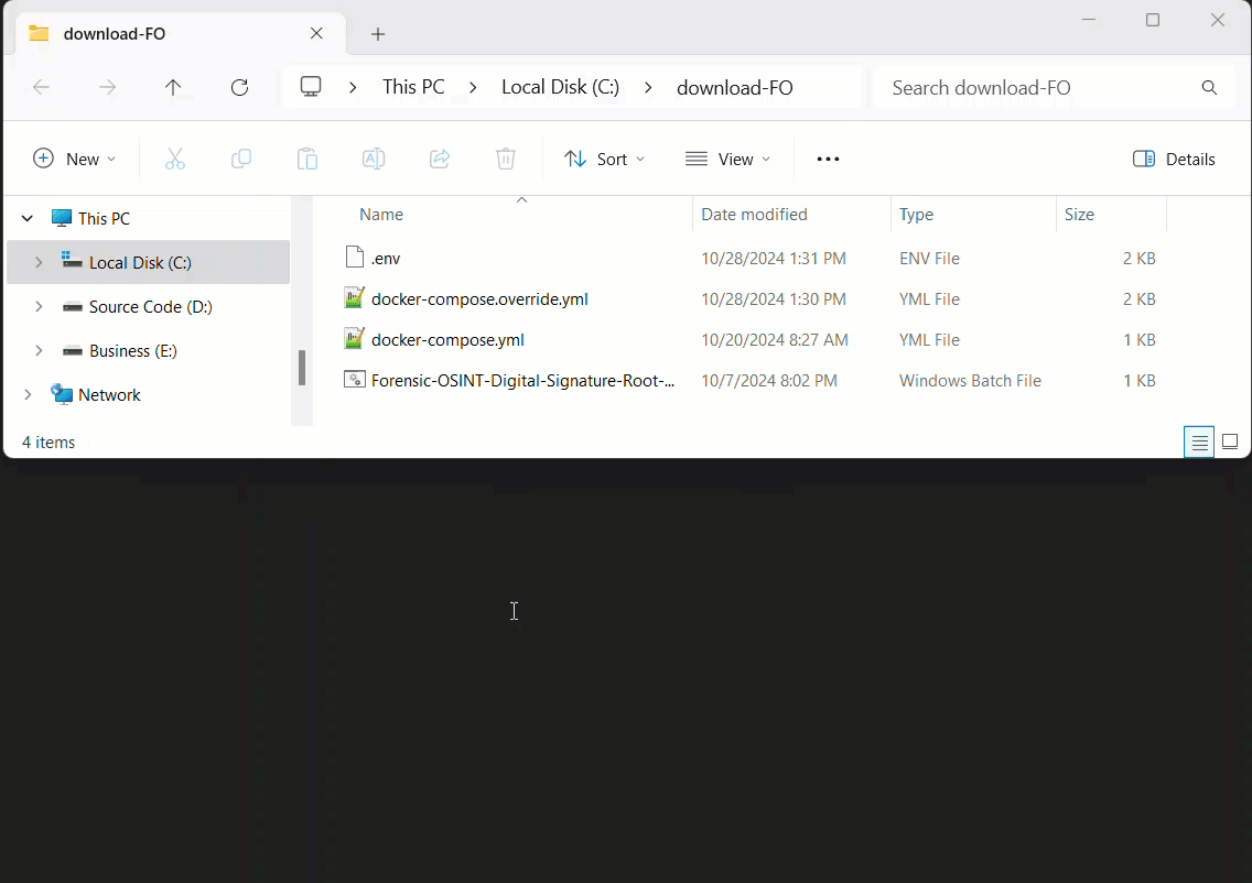 Opening Terminal or PowerShell