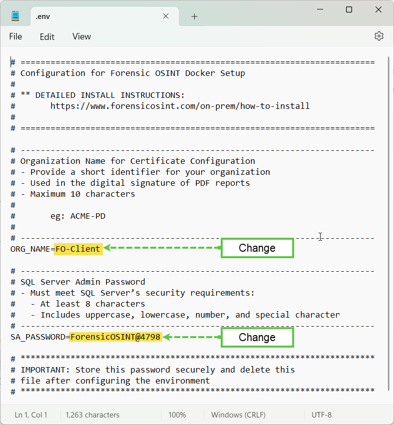 .env file configuration example