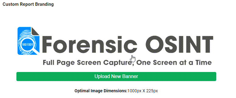 Change Banner