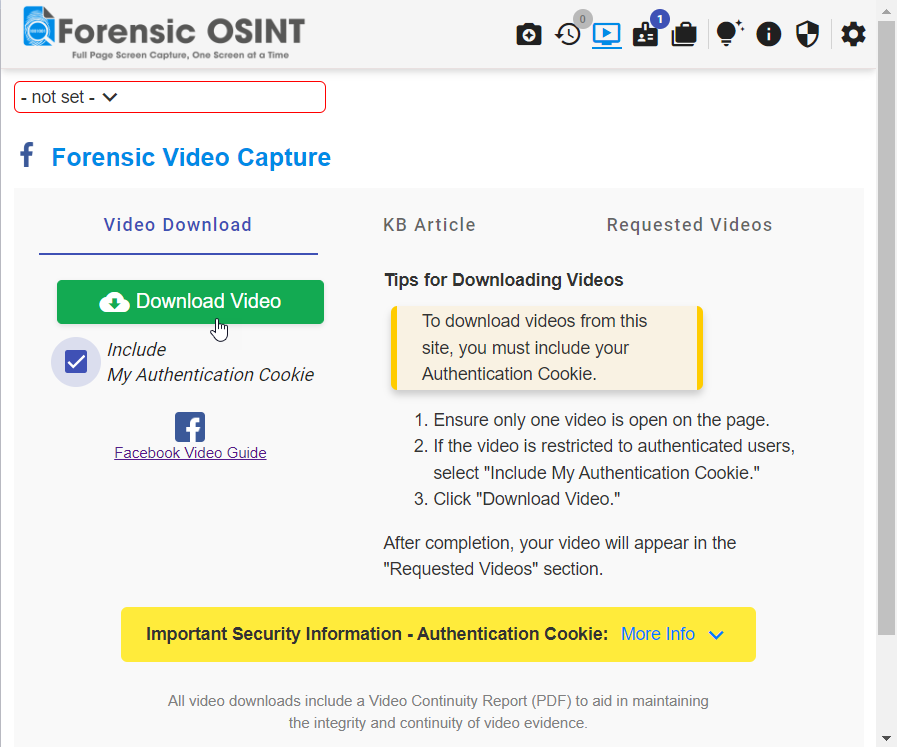 Facebook Video Download