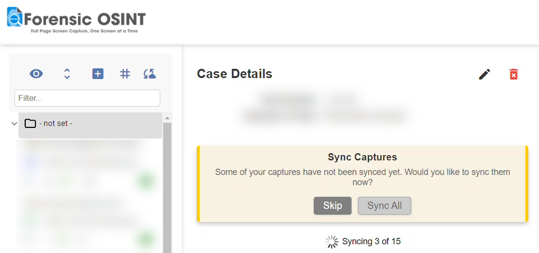 Sync All Captures